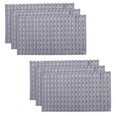 Kuber Industries Bath Mat | PVC Bathroom Mat | Shower Bath Mat | Floor Tub Mat | Bathroom Mud Mat | Anti-Skid Shower Bathroom Mat | JL-01B |Pack of 6| Gray